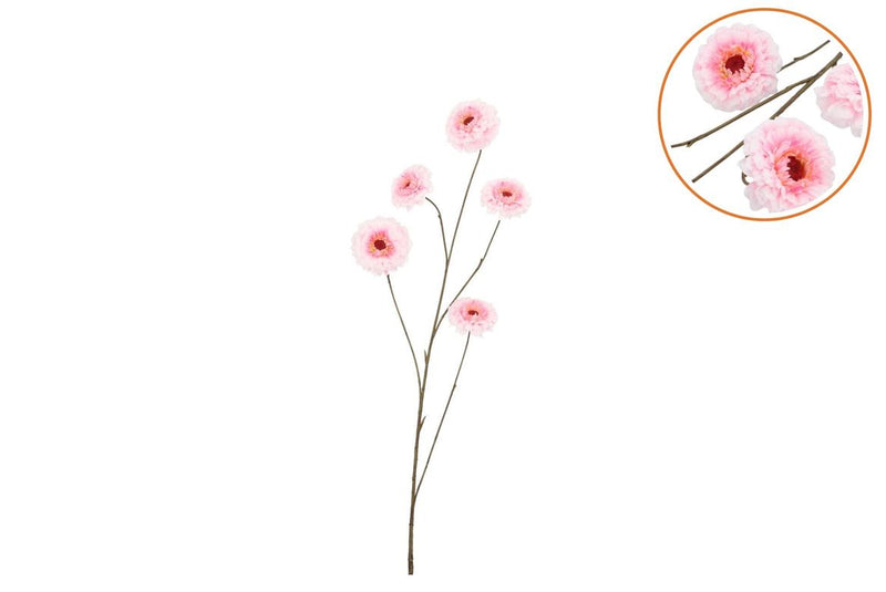 Silk Zinnia Pink 106cm