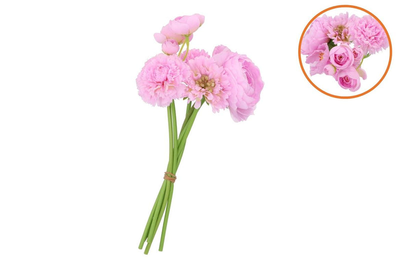 Silk Flowers Ass Light Purple 23cm
