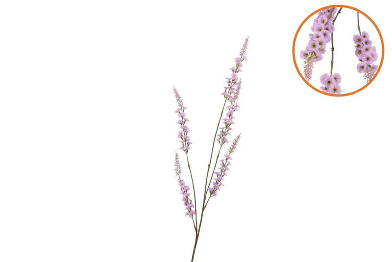 Silk Campanula Purple Single Stem 104cm