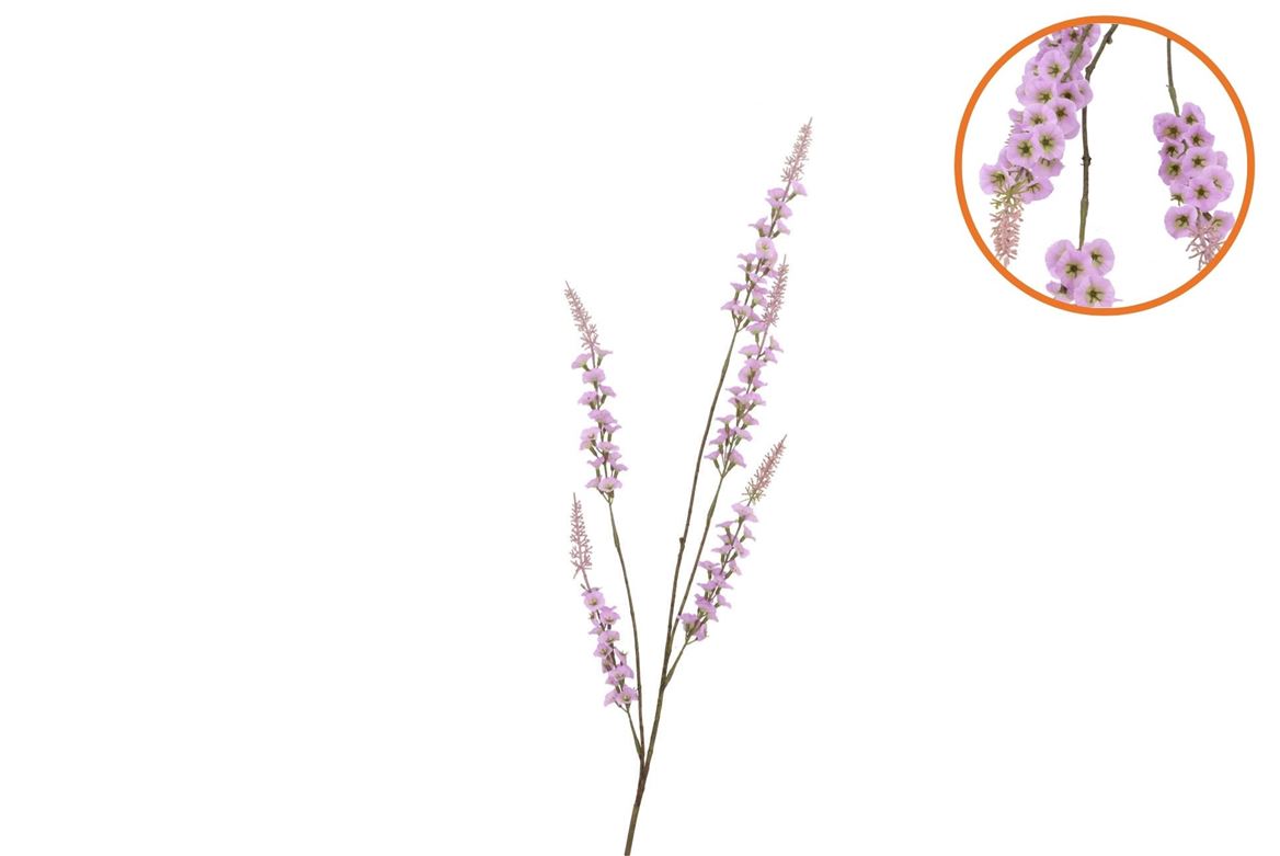 Silk Campanula Purple Single Stem 104cm