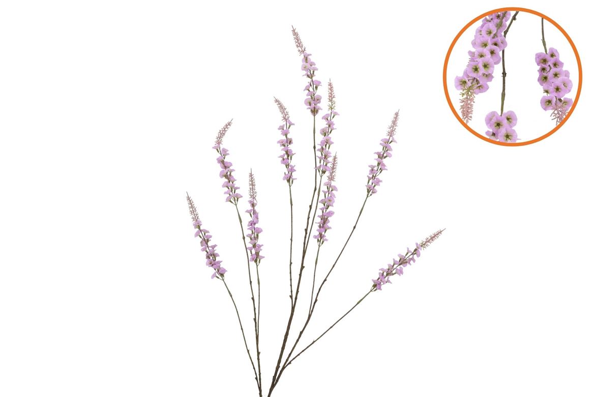 Silk Campanula Purple Single Stem 146cm