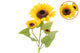 Silk Sunflower Yellow 95cm