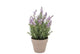 Silk Lavender Purple Pot Terra L 33x33x49cm