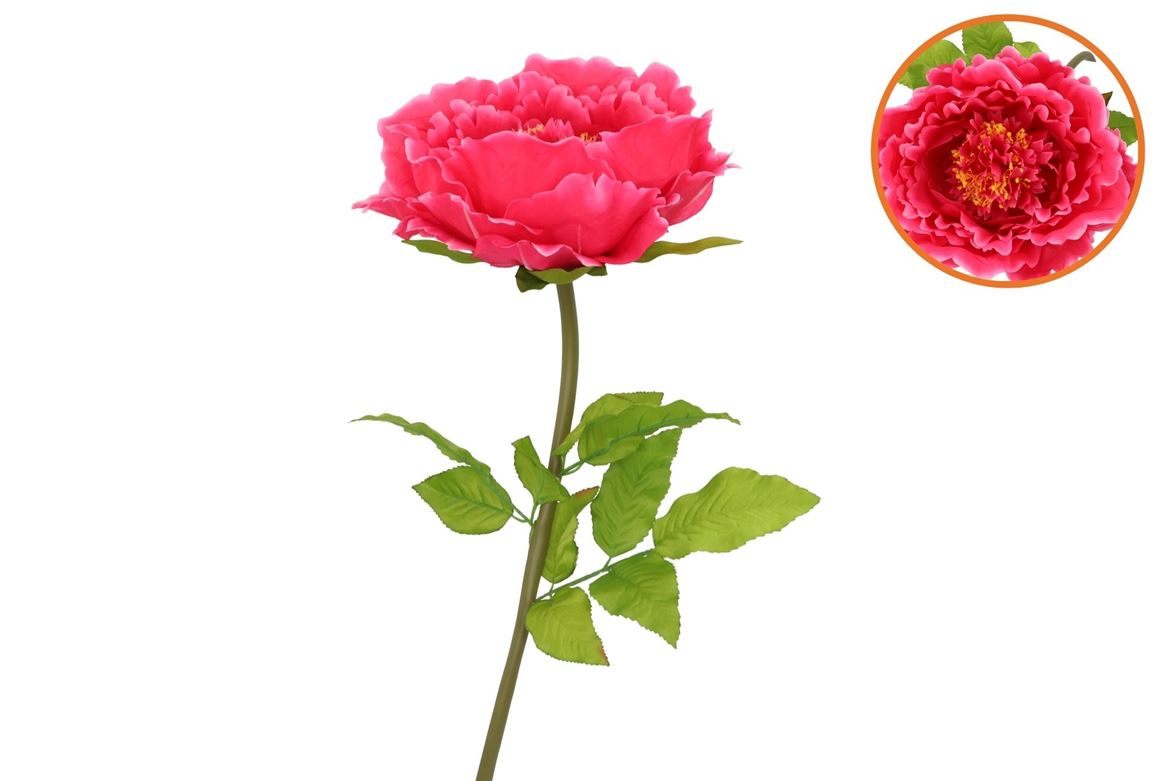 Silk Amazing Peony Beauty Fuchsia Xxxl 58x140cm