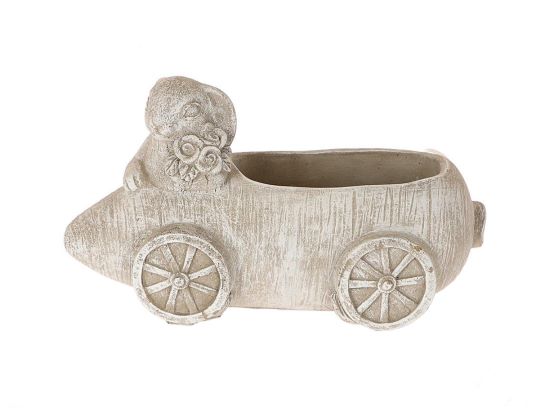 Pot Car Rabbit Coelha L22w12h13